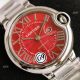 Copy Red Dial Balloon Blue Cartier Polished SS Case SS Strap Watch (2)_th.JPG